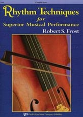 Rhythm Techniques for Superior Musical Performance Violin string method book cover